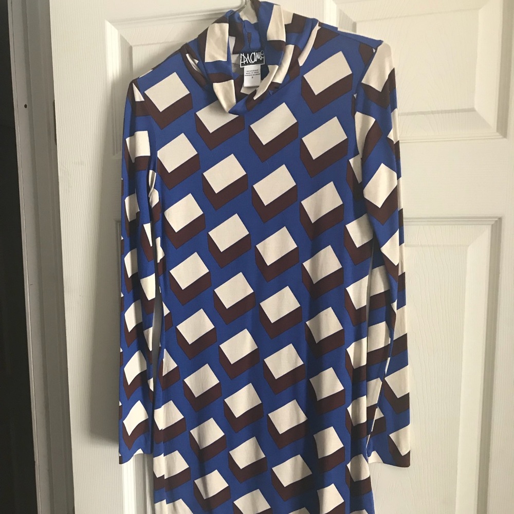 Diane von Furstenberg long sleeve silk dress